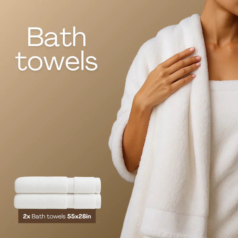 Heavyweight cotton spa bundle | 12pcs