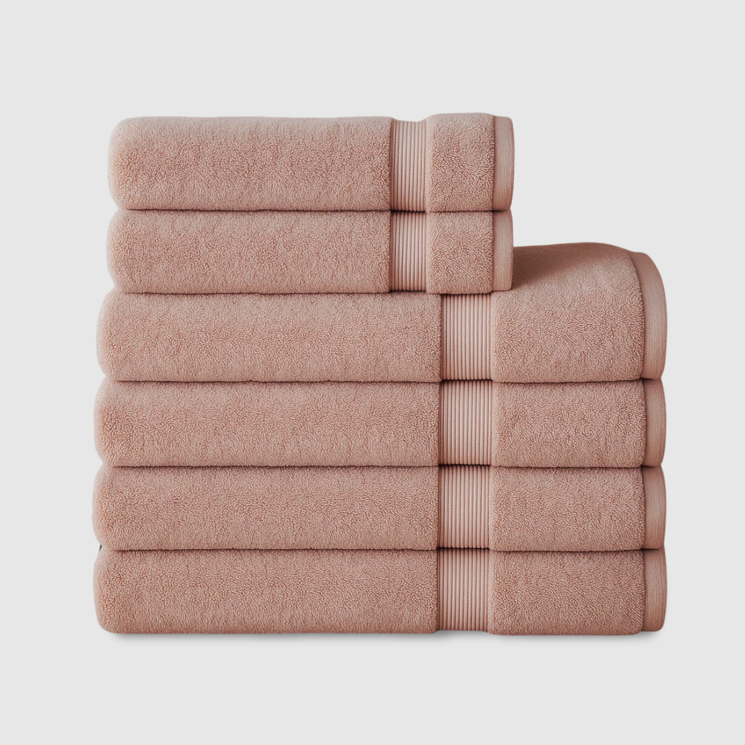 Paquete de toallas de algodón de alta calidad para spa | 6 piezas