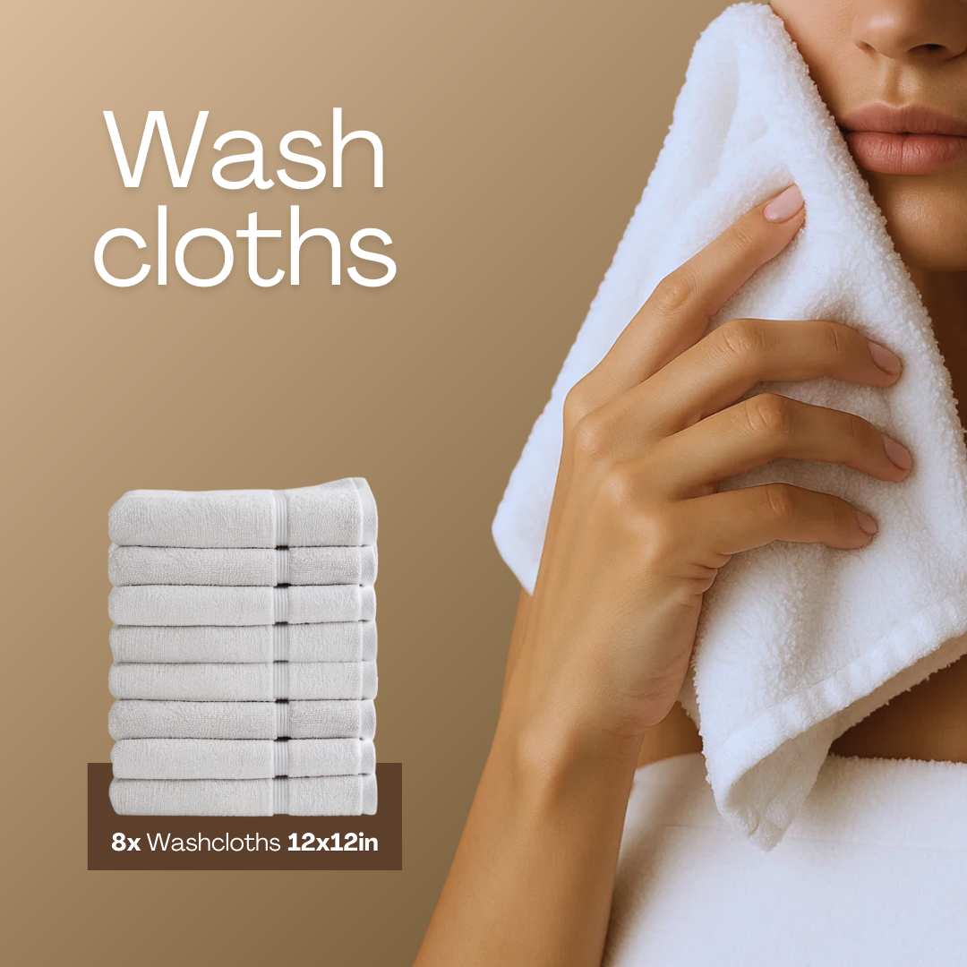 Lote de 16 toallas de baño de algodón de alta calidad