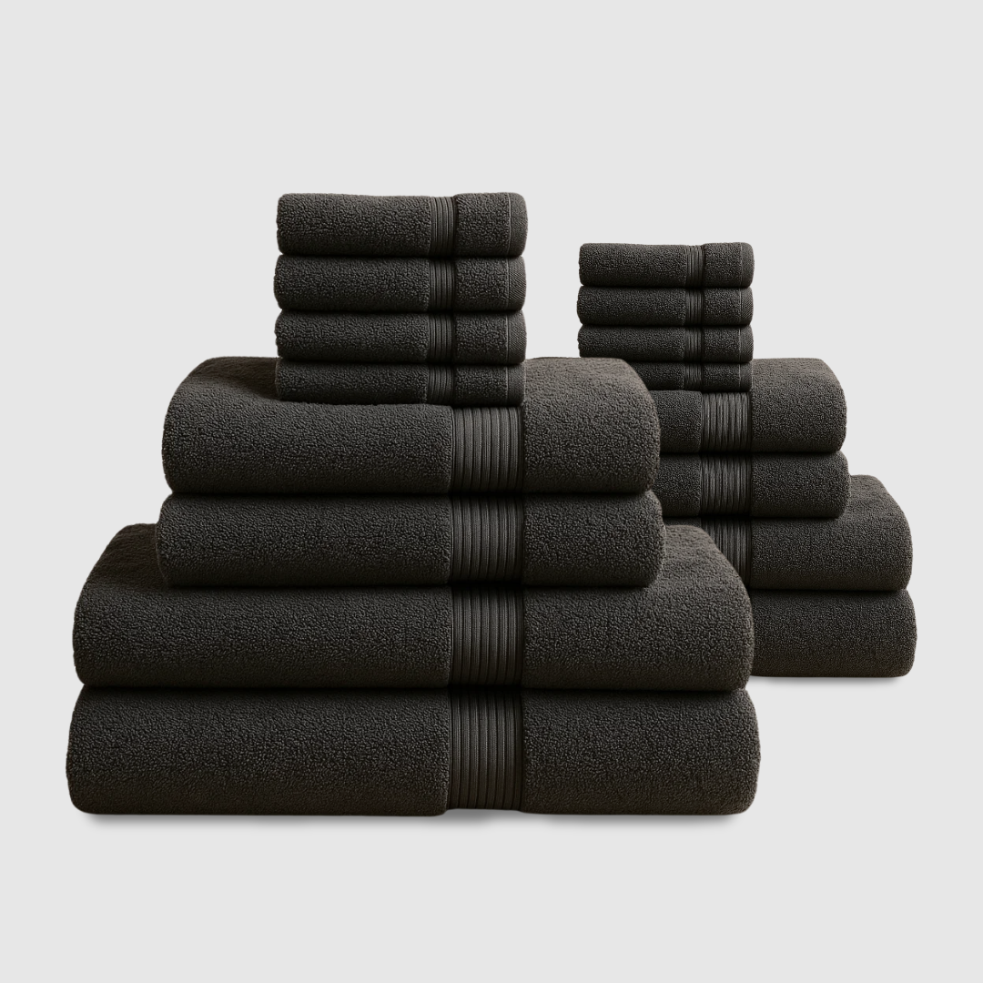 Lote de 16 toallas de baño de algodón de alta calidad